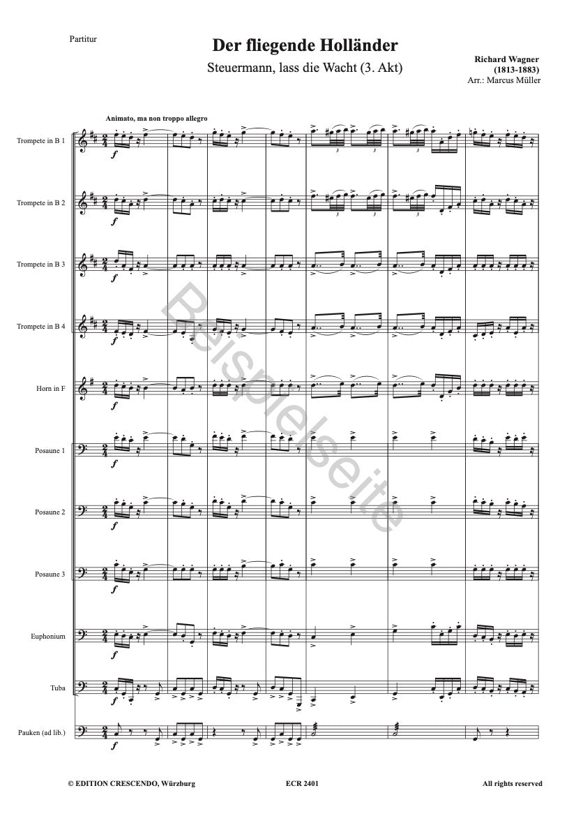 Richard Wagner Blechbläser Tentett