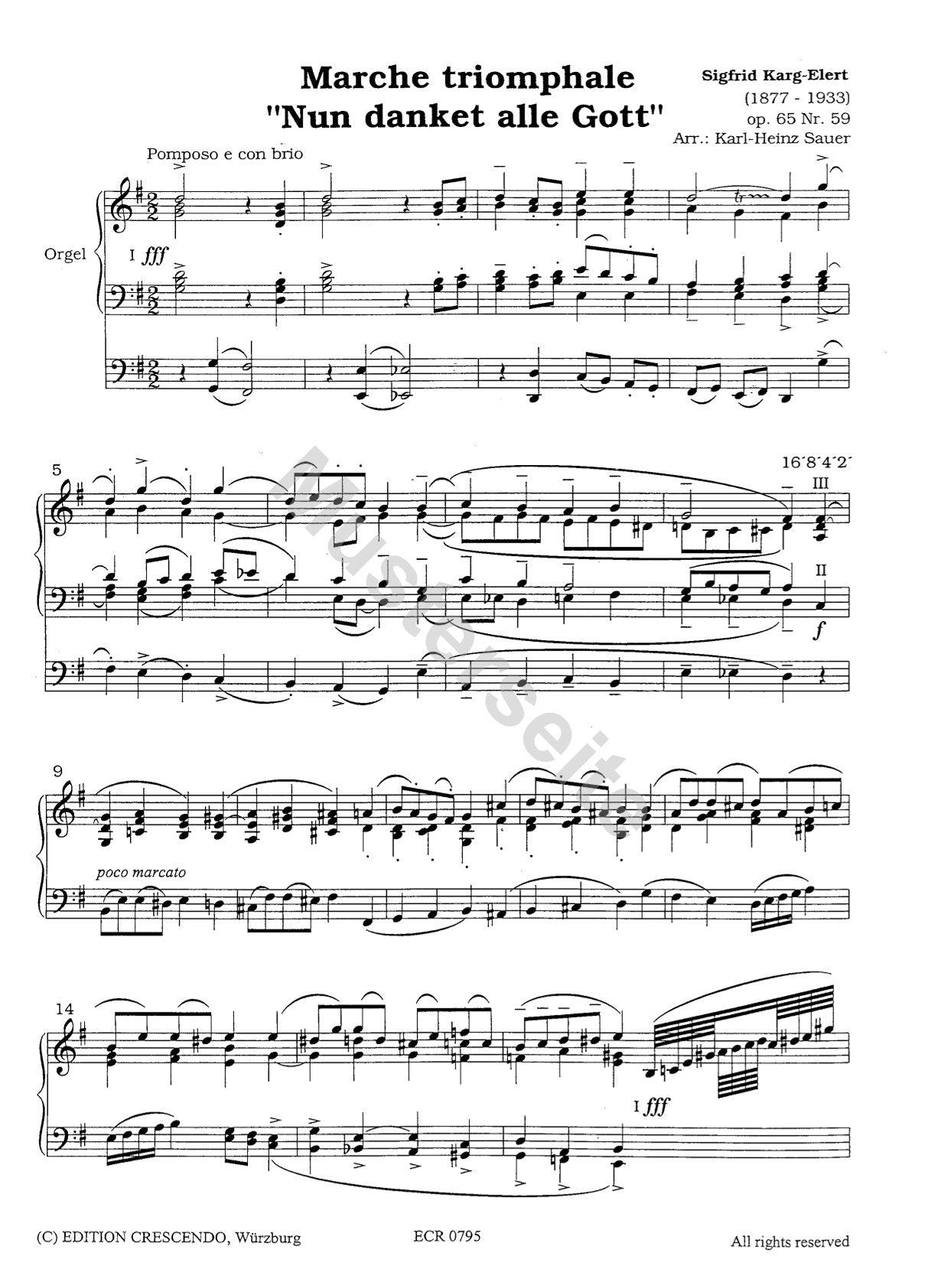 Marche triomphale op. 65