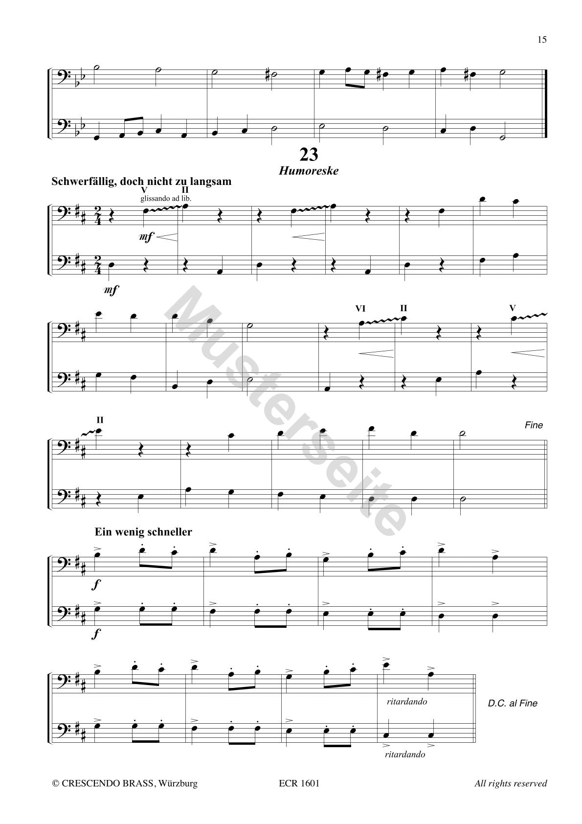 Trombone Duets Band I