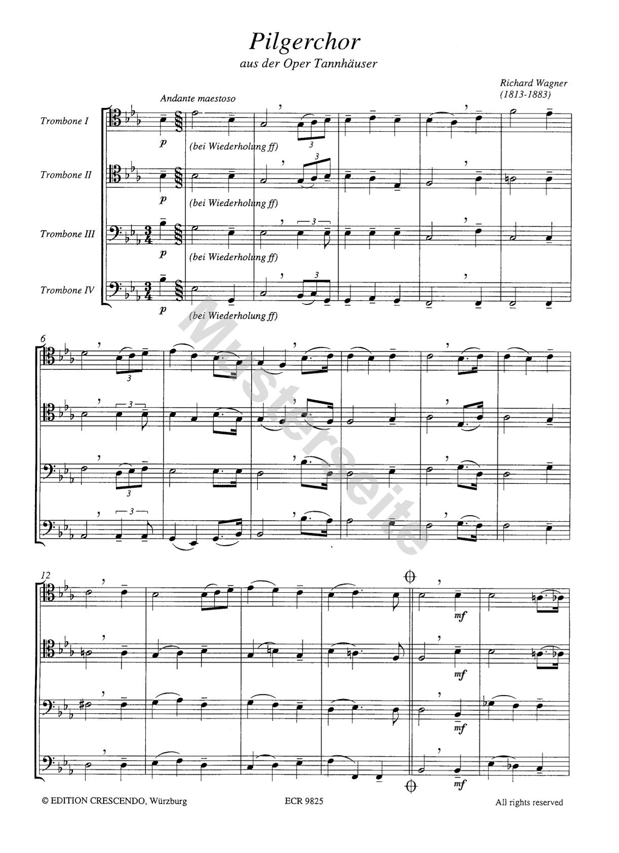 Pilgerchor aus Tannhäuser