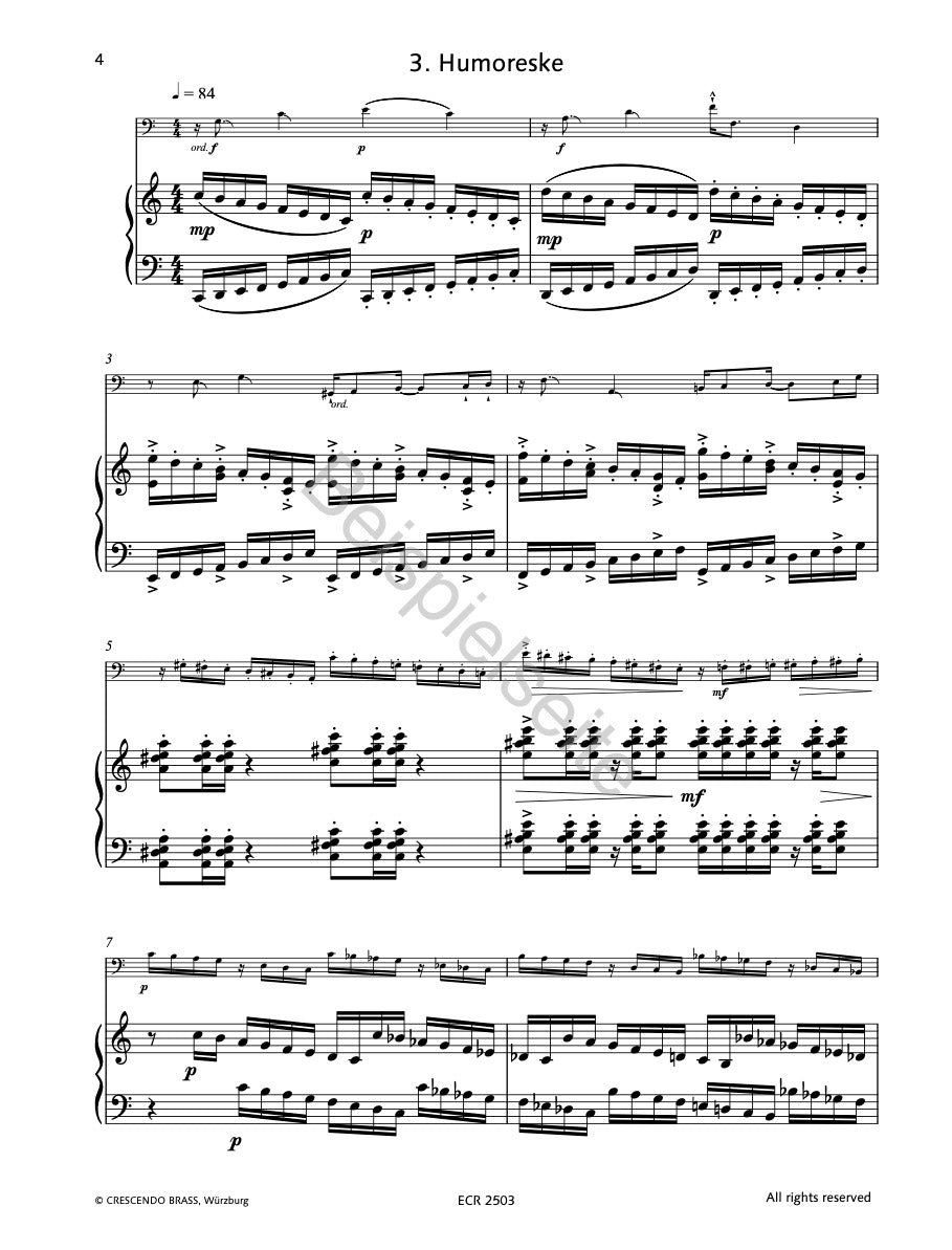 Mobile - 14 Bagatellen für Posaune & Klavier