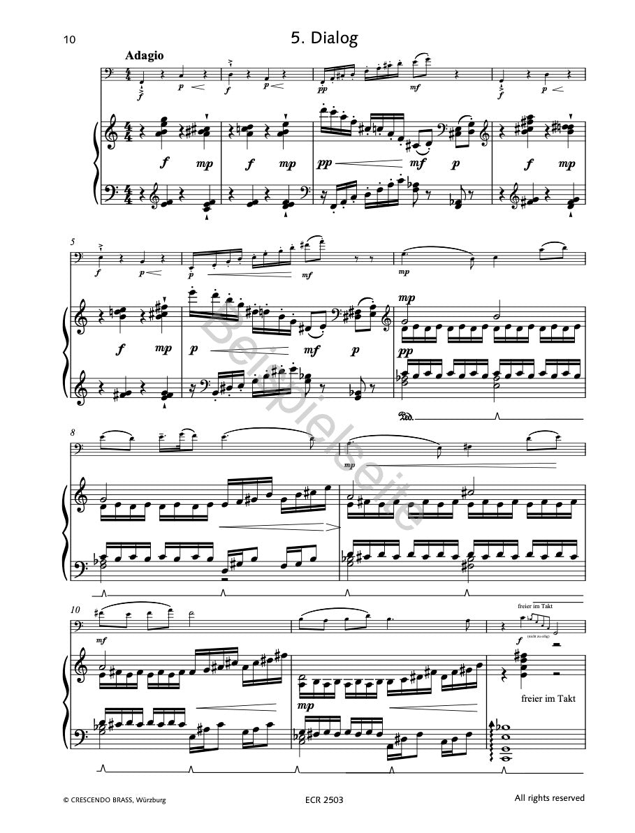 Mobile - 14 Bagatellen für Posaune & Klavier