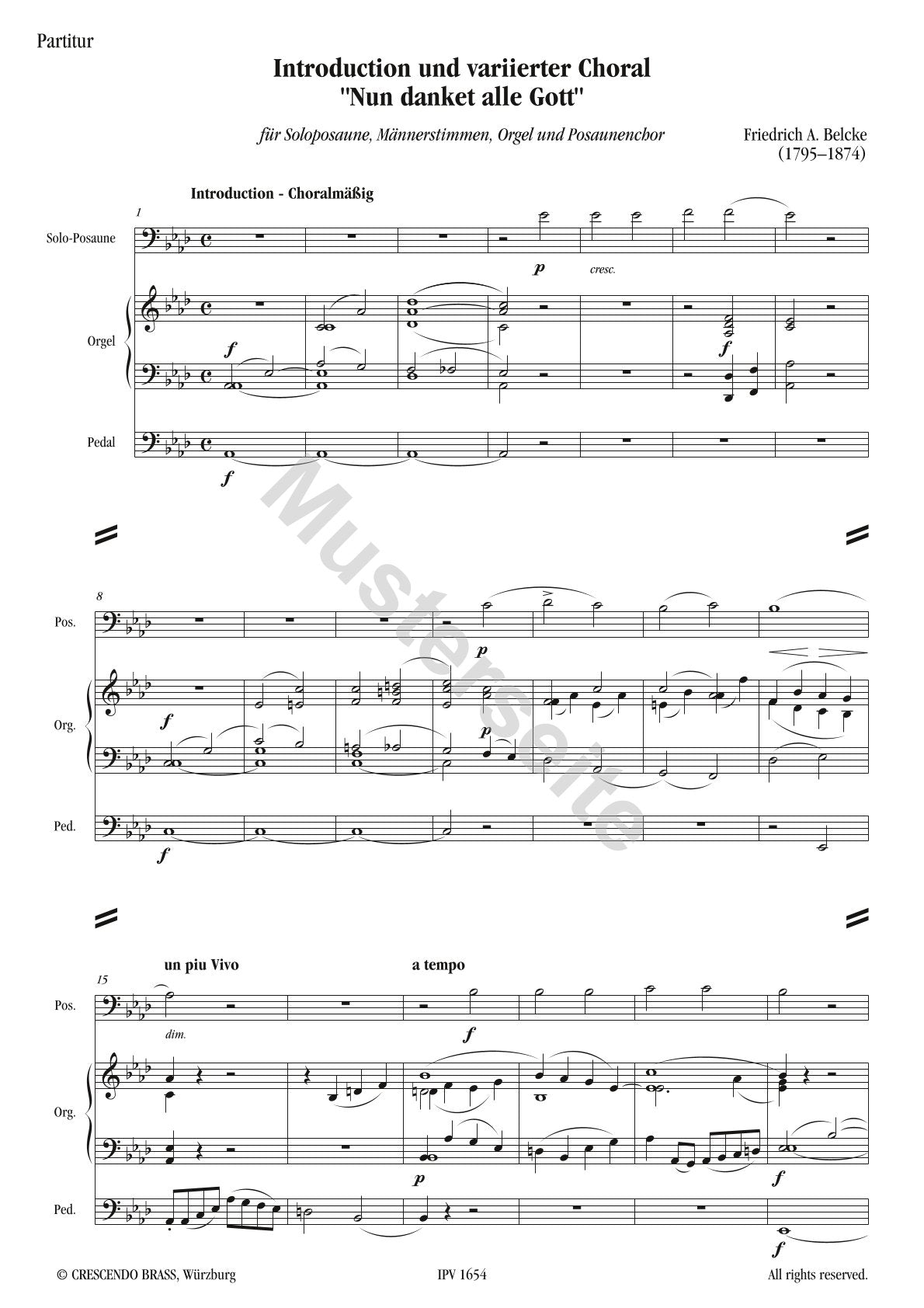 Nun danket alle Gott