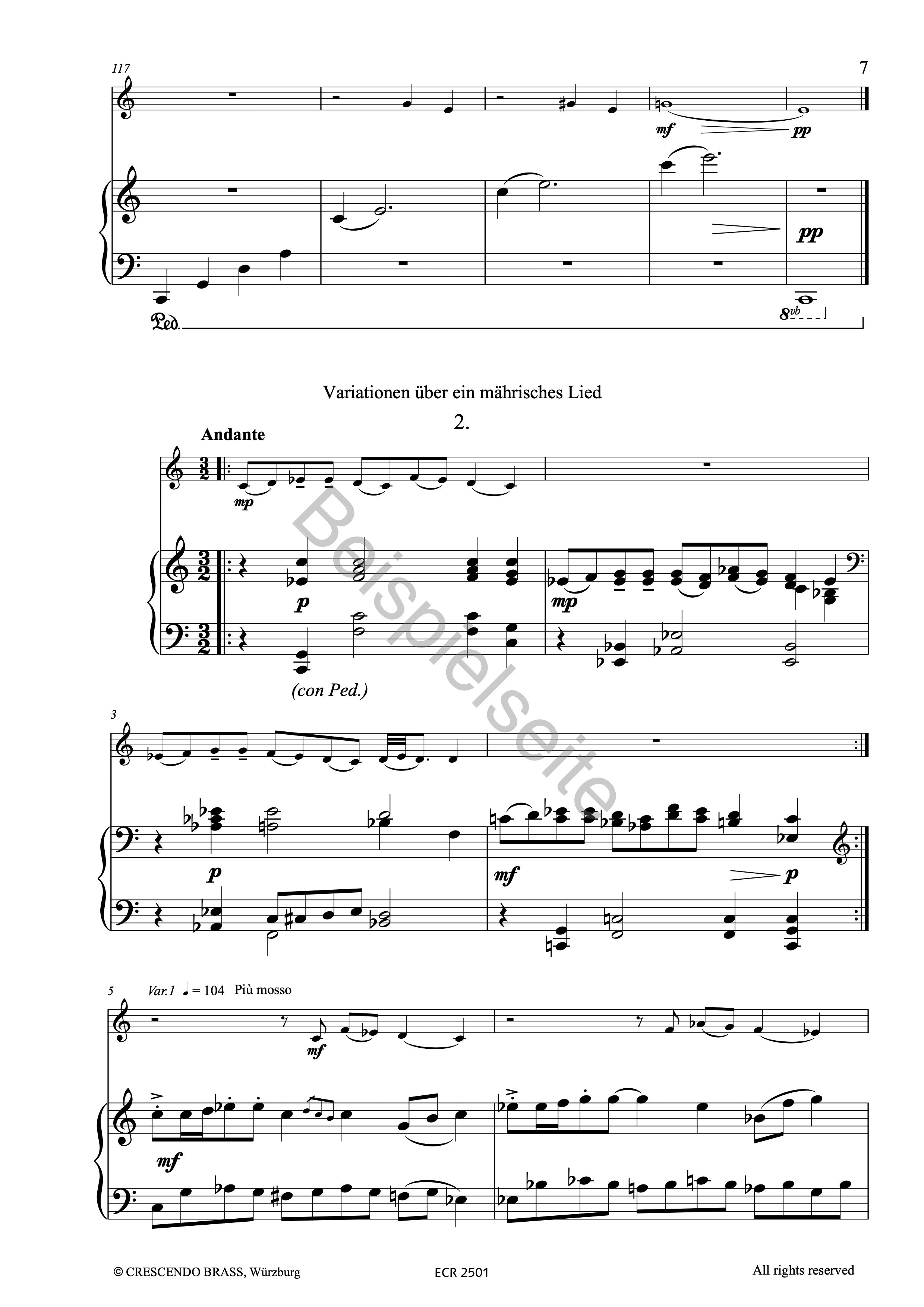 Sonatine Trumpet Piano_Kolb_Andante